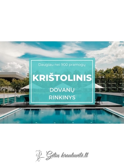 Krištolinis dovanų rinkinys iš 900 pasirinkimų